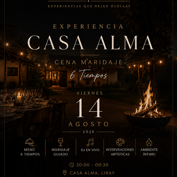 Experiencia Casa Alma 14 de Agosto 2026