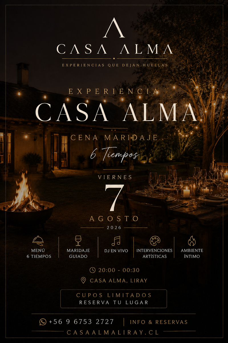 Experiencia Casa Alma 7 de Agosto 2026