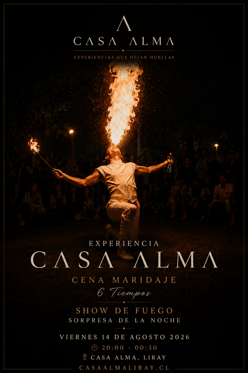 Experiencia Casa Alma 14 de Agosto 2026