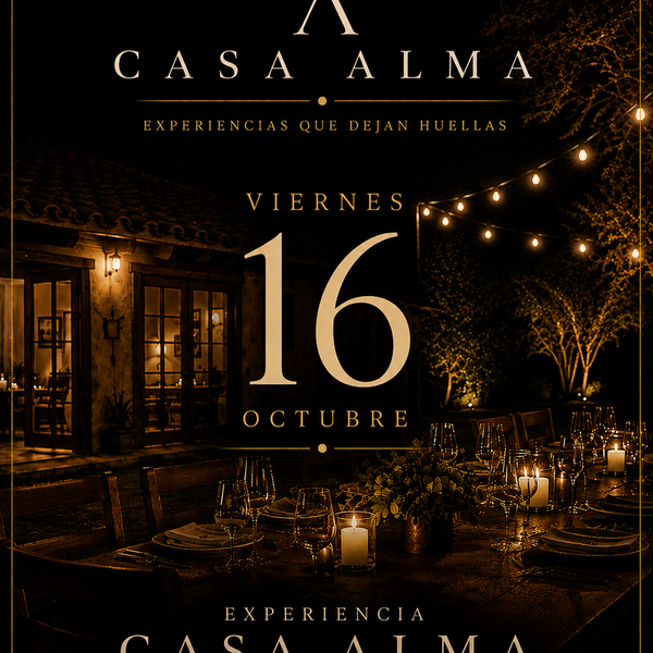 Experiencia Casa Alma 16 de Octubre 2026