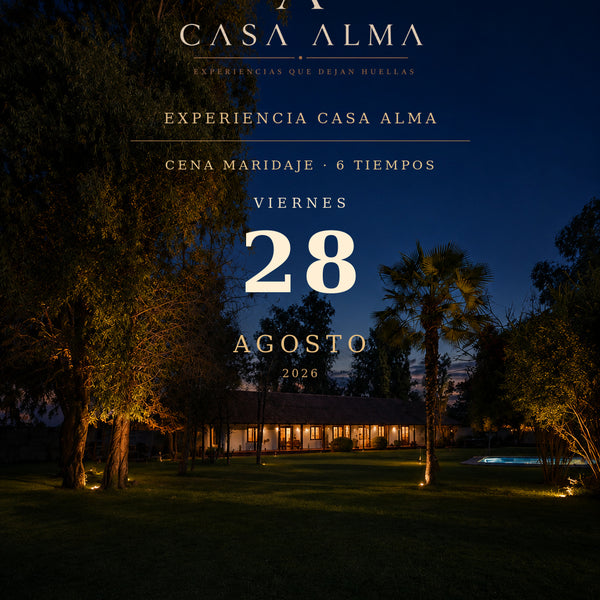Experiencia Casa Alma 28 de Agosto 2026