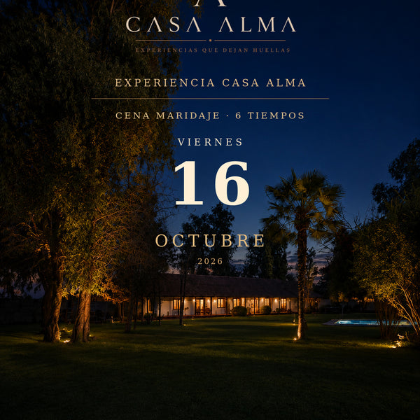 Experiencia Casa Alma 16 de Octubre 2026