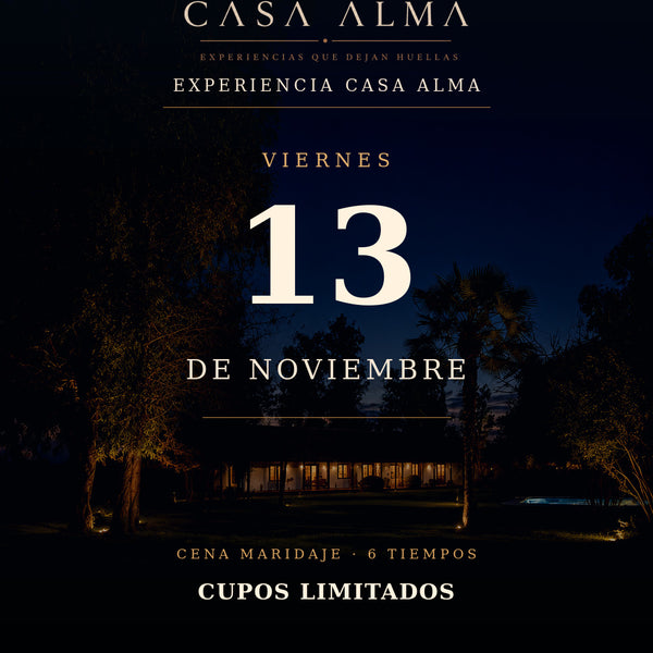 Experiencia Casa Alma · Viernes 13 de noviembre